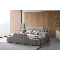 Sängynrunko Linento Furniture Sunshine Smart, 250x290cm, USB-portti, äänentoisto, hierontamekanismi