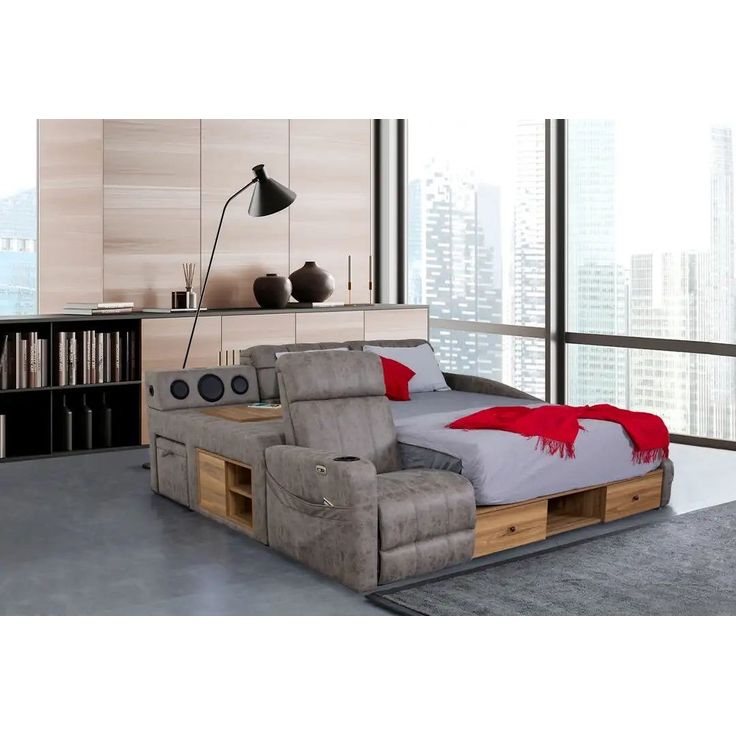 Sängynrunko Linento Furniture Whesley Smart, 235x245cm, ruskea