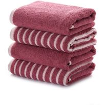 Käsipyyhe Linento Stripe Melange 50x90cm, 4kpl