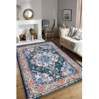 Matto Linento Alfombra, 150x240cm, sininen/vihreä, Verkkokaupan poistotuote