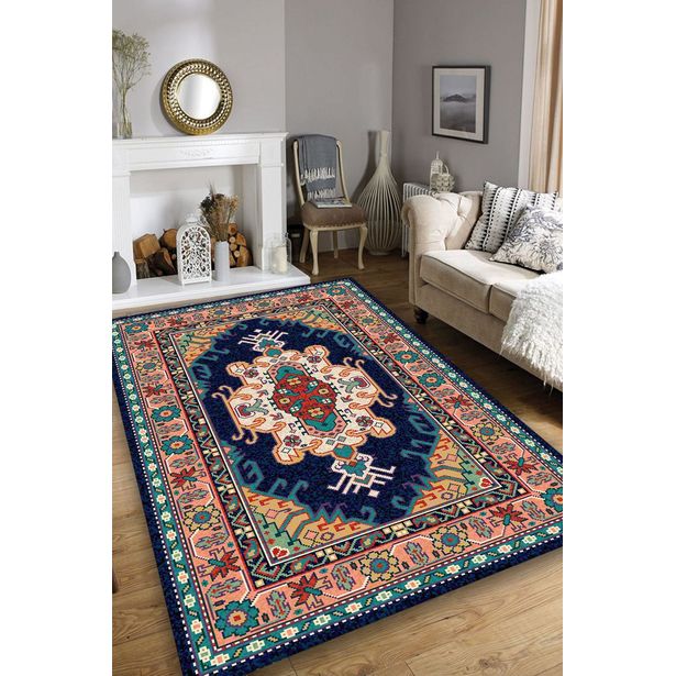 Matto Linento Vetus Poema Sonil 200x290cm sininen