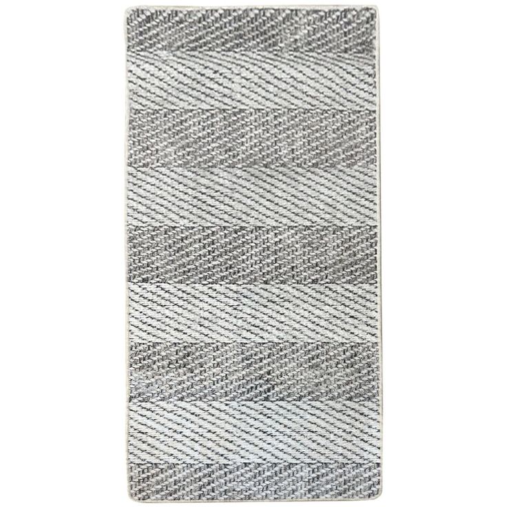 Käytävämatto Linento Tresse Corde Cotton 80x150cm harmaa/valkoinen