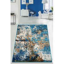 Käytävämatto Linento Be Lost 2, 80x200cm, sininen