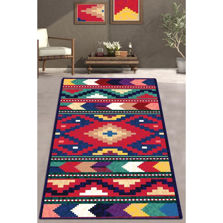 Käytävämatto Linento Ordo 80x150cm monivärinen