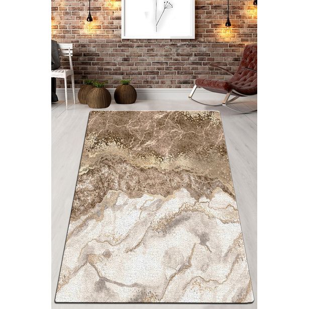 Matto Linento Mystisk, 150x200cm, beige/ruskea
