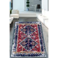 Matto Linento Divan, punainen/sininen, eri kokoja