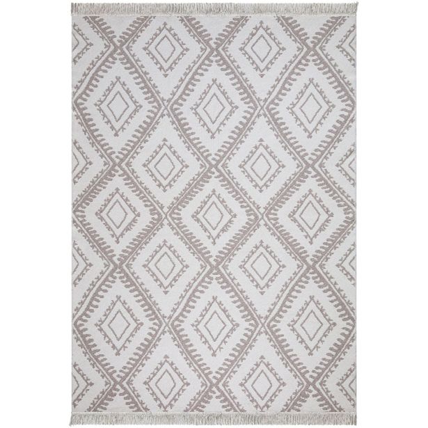 Matto Linento Aava valkoinen/beige, eri kokoja