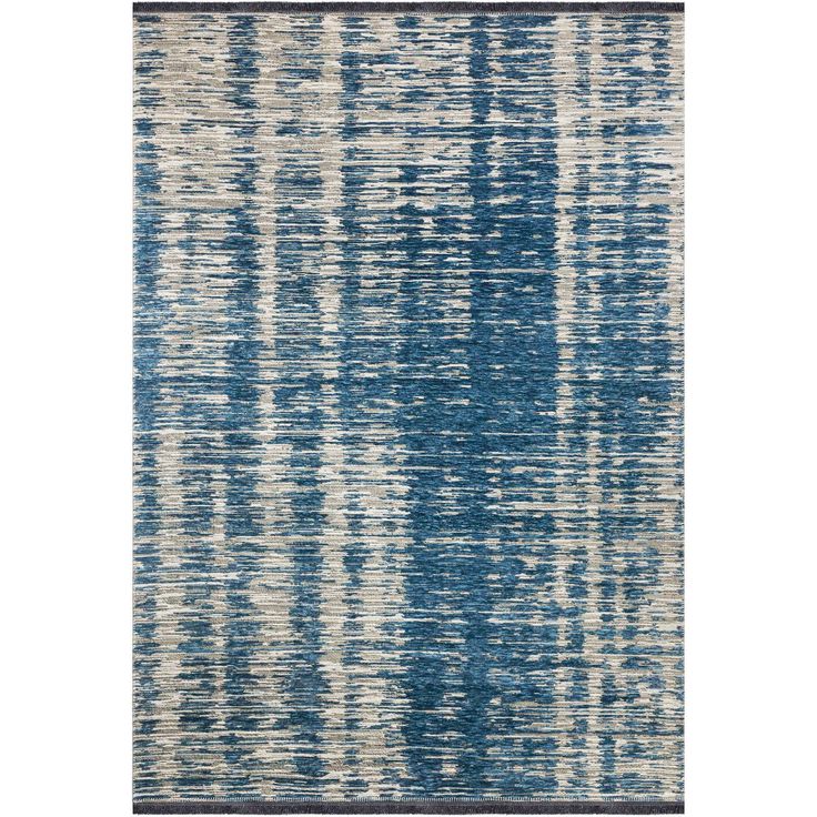 Matto Linento Forsby, 160x230cm, sininen