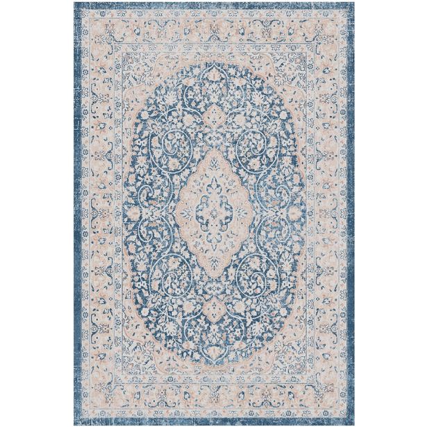 Matto Linento 4014A, 160x230cm, sininen/beige