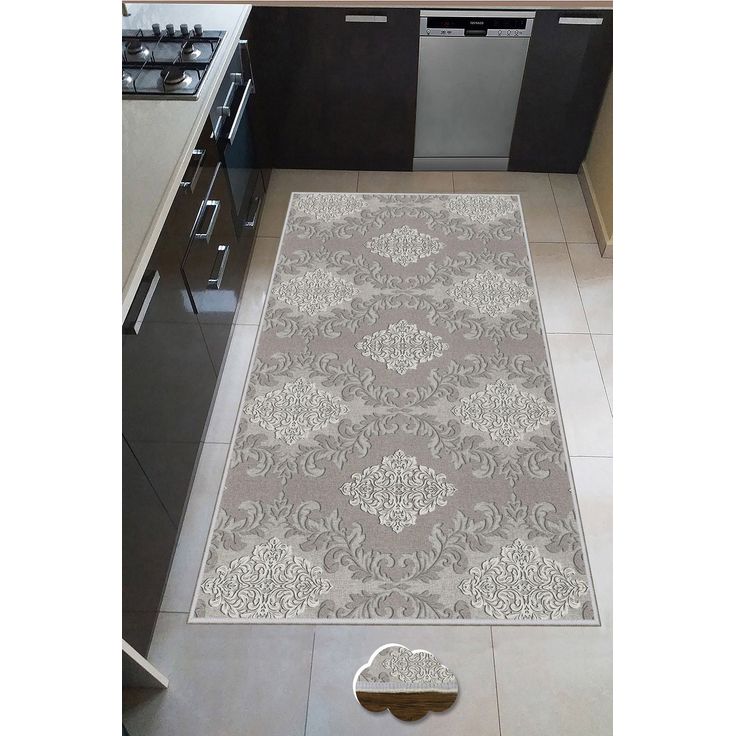 Kynnysmatto Linento Wookece220, 50x80cm, harmaa