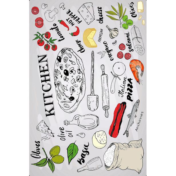 Kynnysmatto Linento Wookece234, 50x80cm, monivärinen