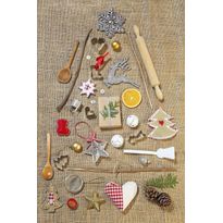 Kynnysmatto Linento Wookece242, 50x80cm, beige