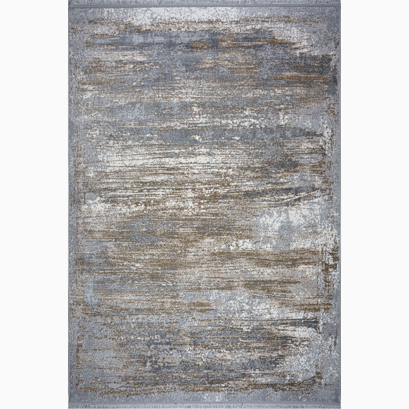 Matto Linento Nitta, 200x290cm, harmaa/beige