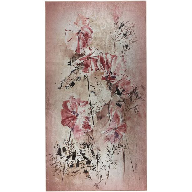 Käytävämatto Linento Mu150, 80x150cm, puuteriroosa