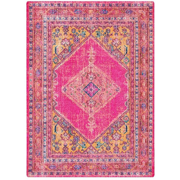 Matto Linento Sonrisa 140x190cm pinkki