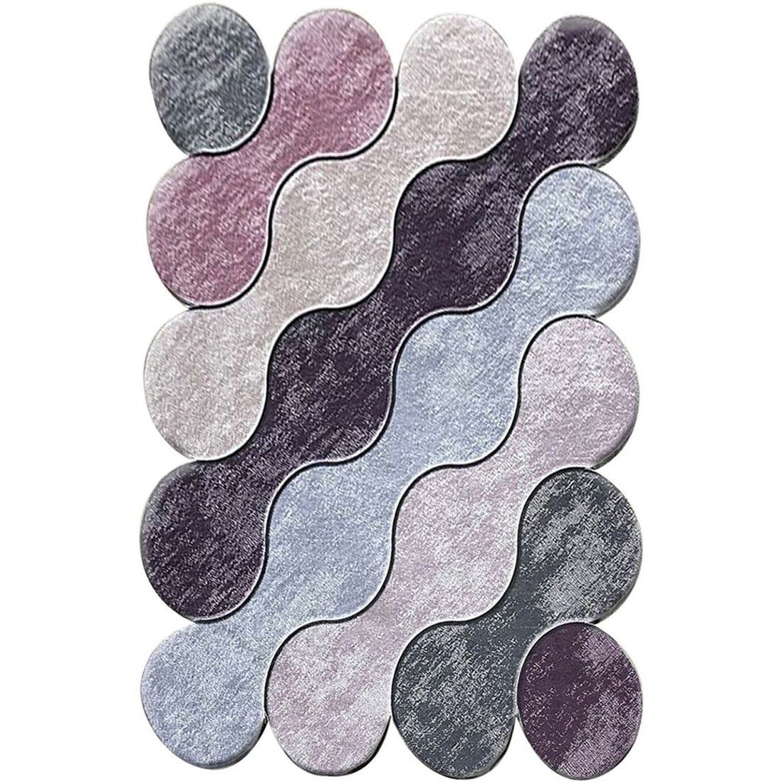 Matto Linento Circle 10 80x120cm violetti/liila