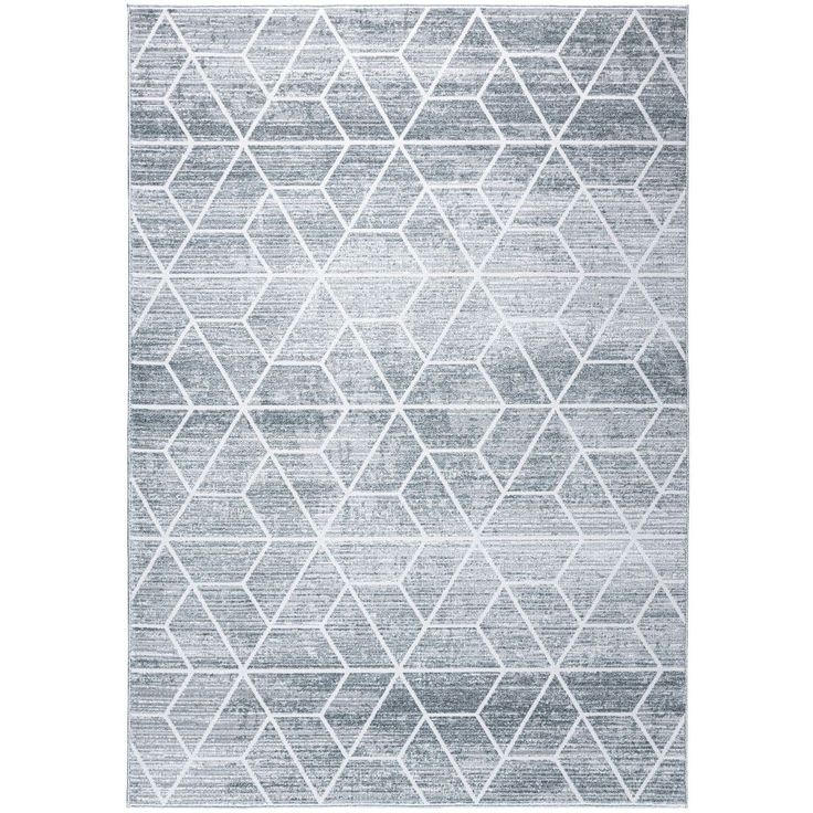 Matto Linento Tiles, sininen, eri kokoja