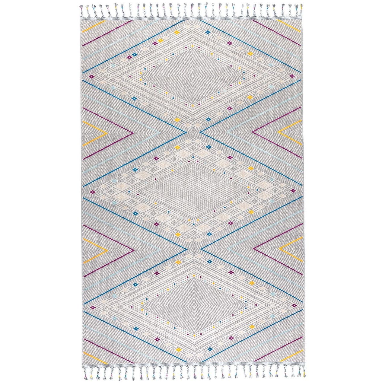 Matto Linento Aiko, 115x180cm, harmaa