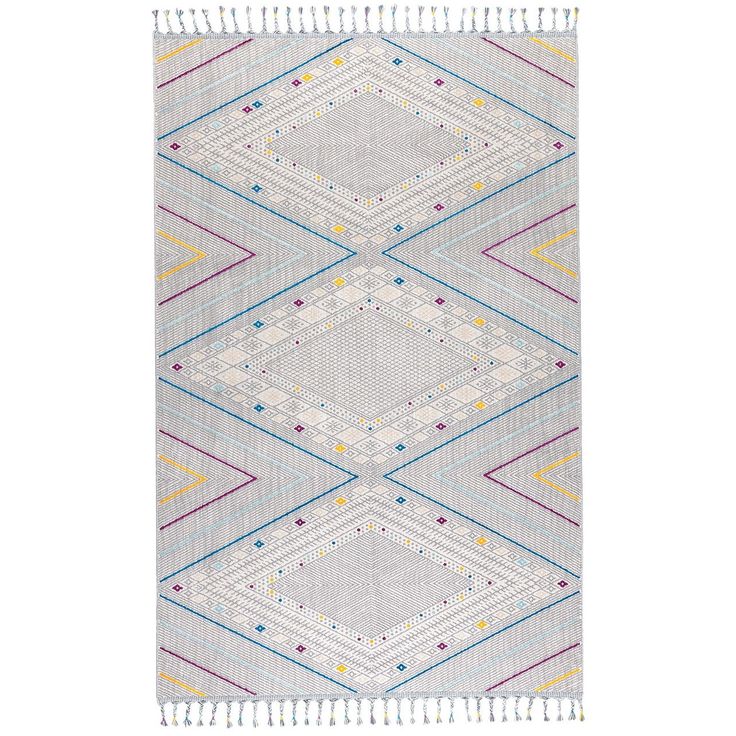 Matto Linento Aiko, 115x180cm, harmaa