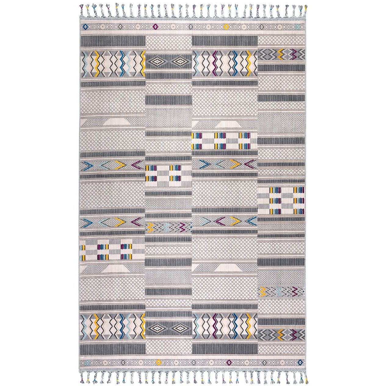 Matto Linento Laila, 115x180cm, harmaa