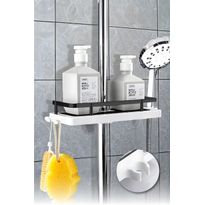 Suihkuhylly Linento Bathroom M-526, musta