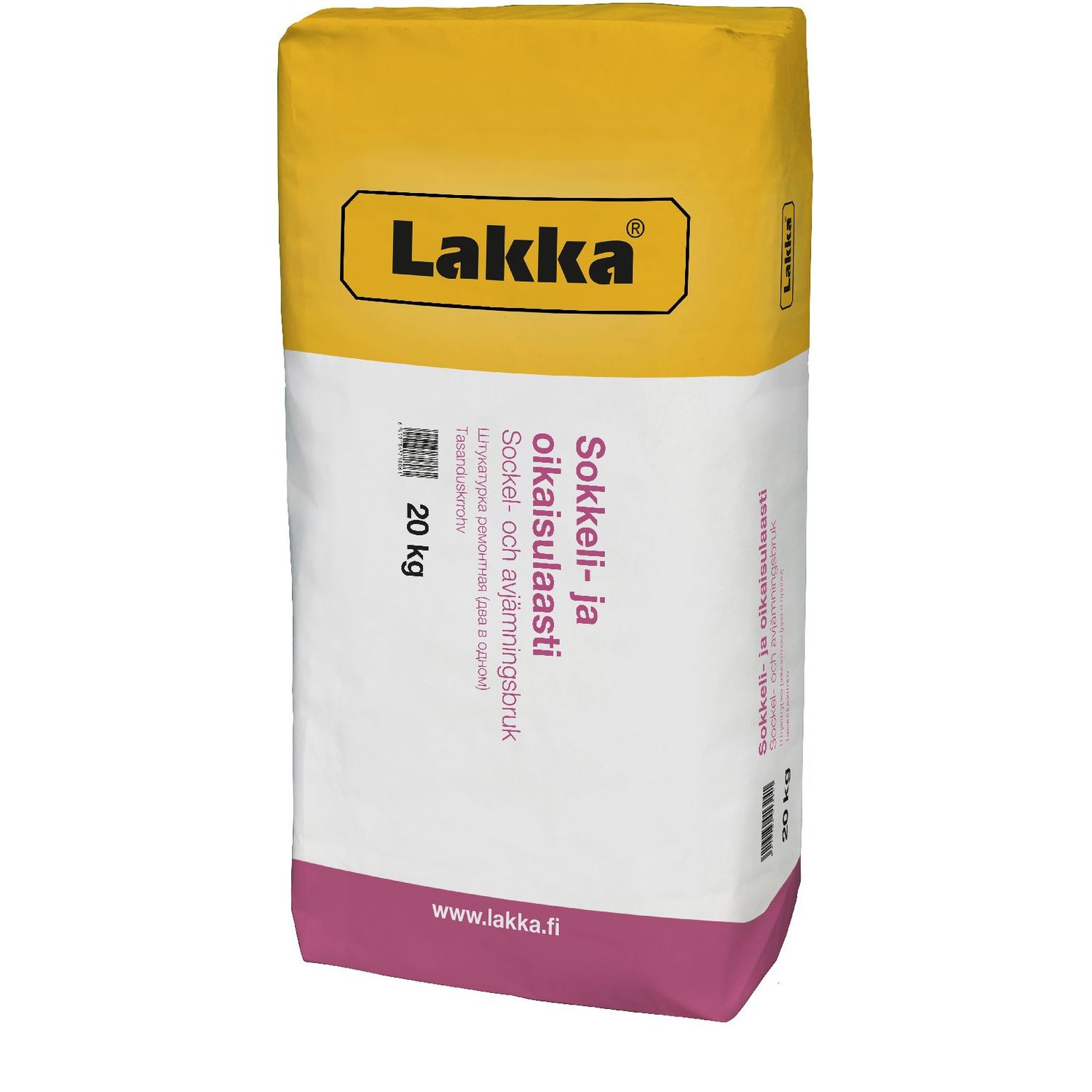 Sokkeli- ja oikaisulaasti Lakka, 20kg