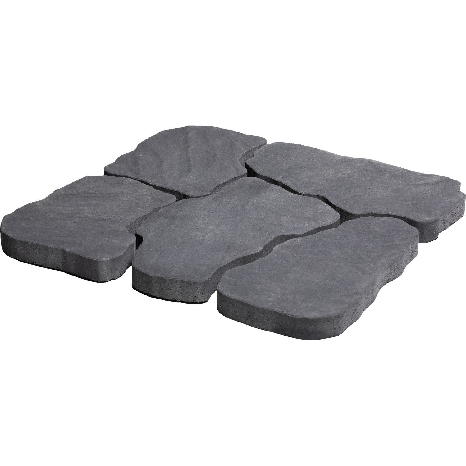 Askelkivi Lakka 50 kivisarja, musta