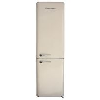 Jääkaappipakastin Ravanson Retro LKK250RC, 55cm, beige
