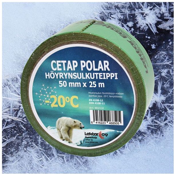 Höyrynsulun tiivistysteippi Cetap Polar 50 mm x 25 m/rll