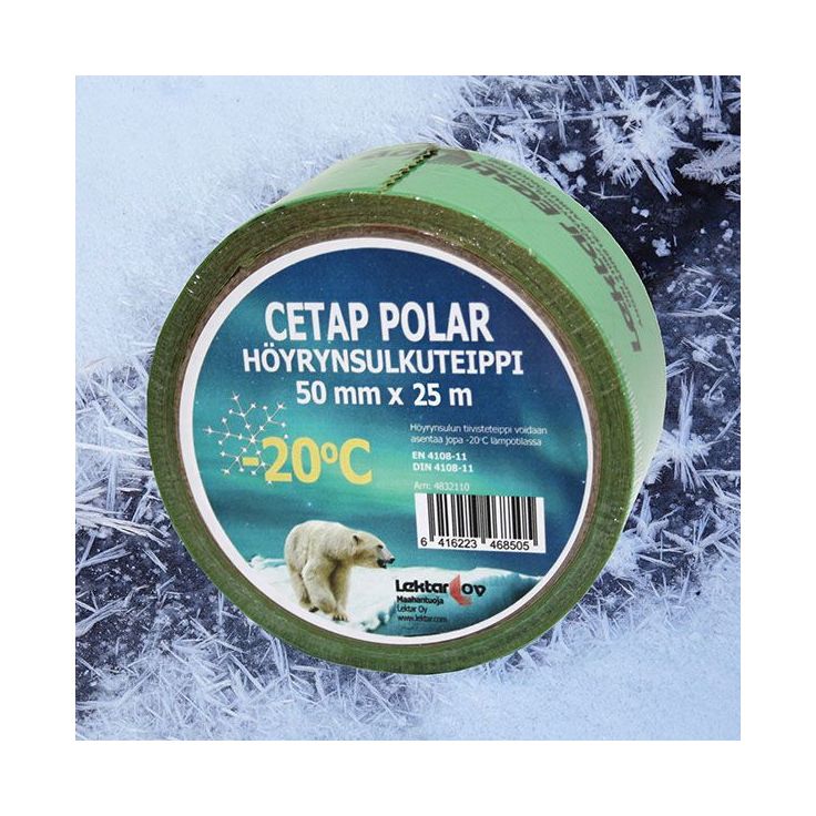 Höyrynsulun tiivistysteippi Cetap Polar 50 mm x 25 m/rll
