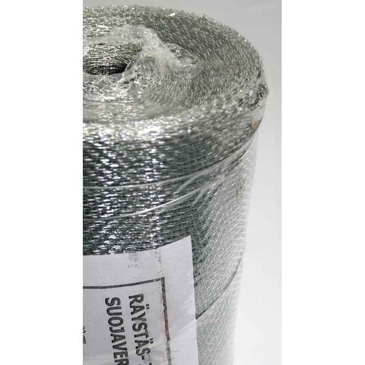 Räystäs-/suojaverkko, 2,7mm, 300mm x 25m, sinkitty