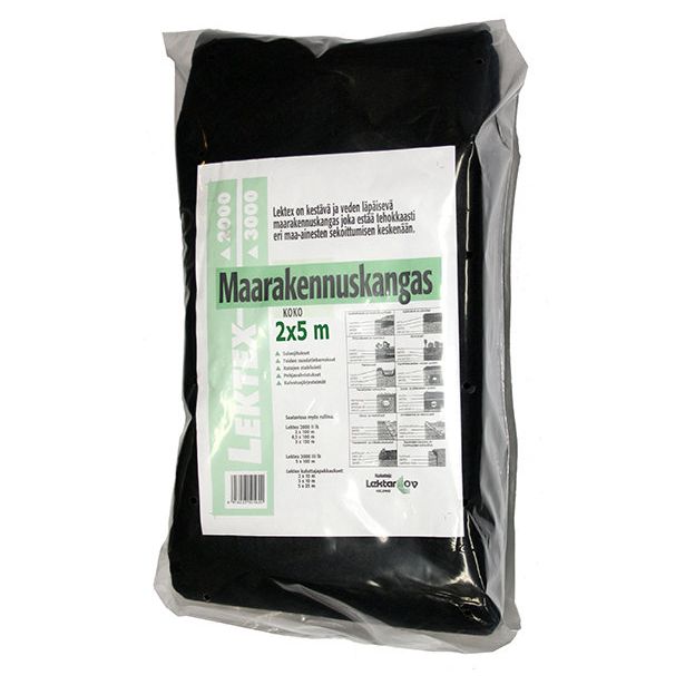 Maanrakennuskangas Lektex Minipack N1, 2x5m
