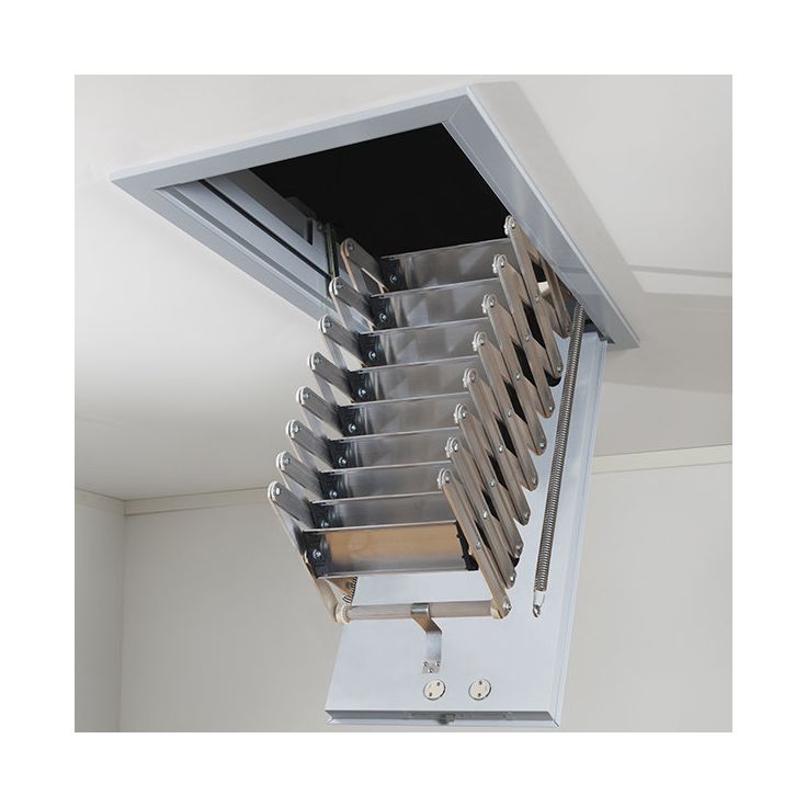 Ullakkoportaan luukku LUX PROFFS-SAX, 636x836mm, kehys max. 3400mm