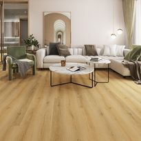 Vinyylilattia Luna Sand, integroitu alusmateriaali