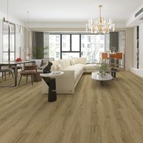 Vinyylilattia Luna Greige, integroitu alusmateriaali