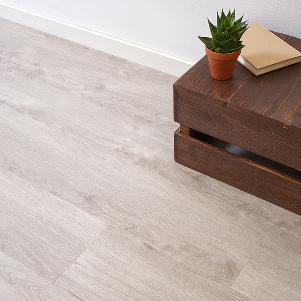 Vinyylilattia Lektar Indoor 33 SPC PV3403, vaaleanharmaa