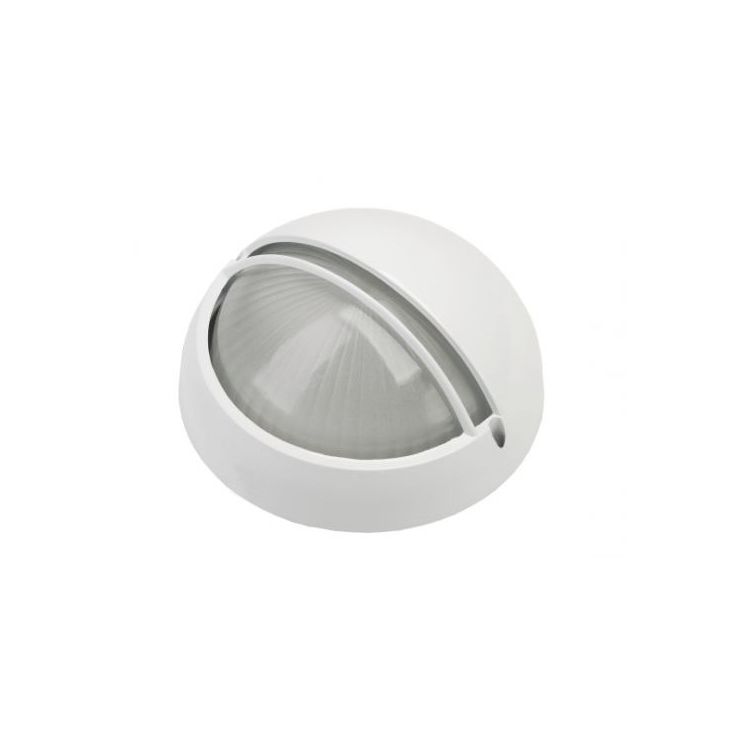Plafondi Noor Omega 100 lipalla, ø260x120mm, valkoinen