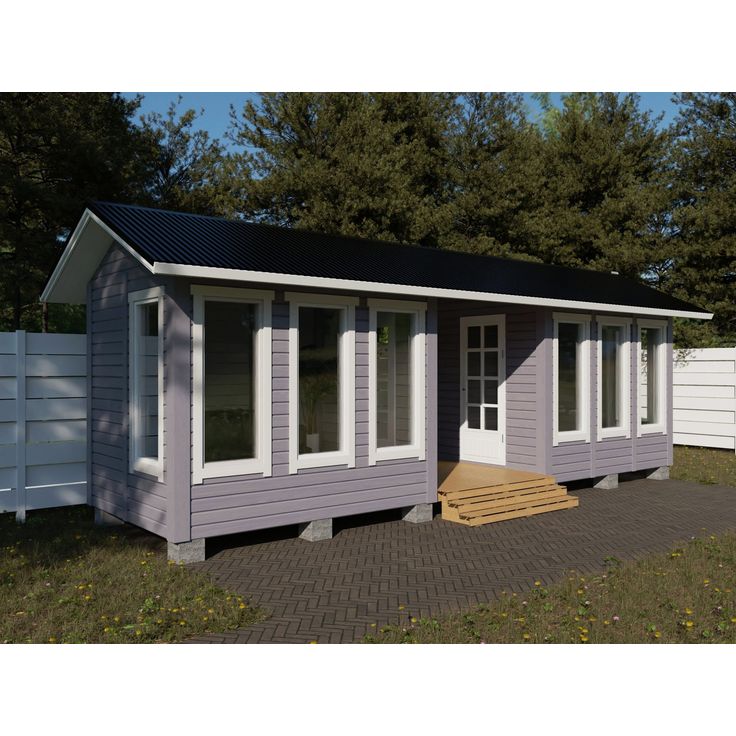 Aitta Aarni E14VK, 8040x2236mm, 13.6m², puuvalmis