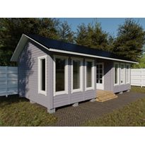 Aitta Aarni E25VK, 8040x4240mm, 25.6m², puuvalmis