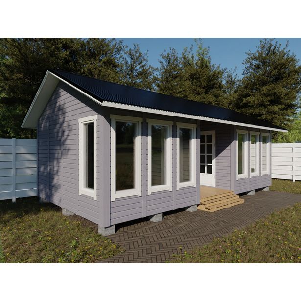 Aitta Aarni E25VK, 8040x4240mm, 25.6m², puuvalmis