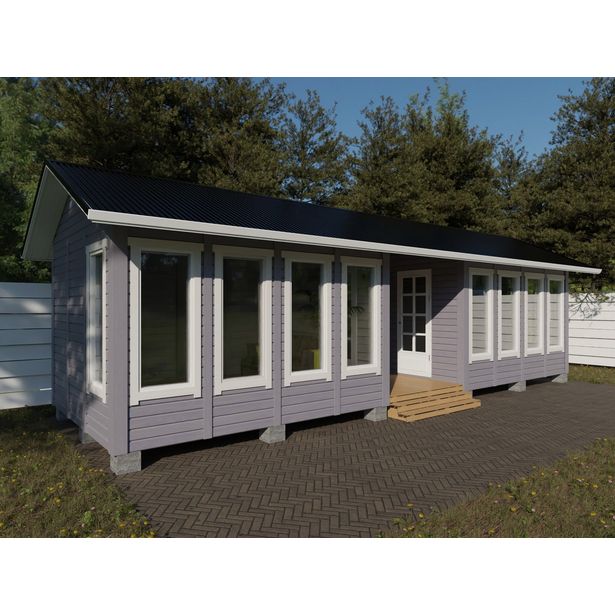 Aitta Aarni E26VK, 10040x3236mm, 26.2m², puuvalmis