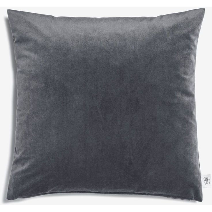 Samettityyny Lennol Adria, 45x45cm, harmaa