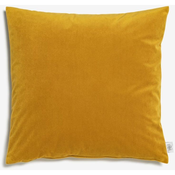Samettityyny Lennol Adria, 45x45cm, keltainen
