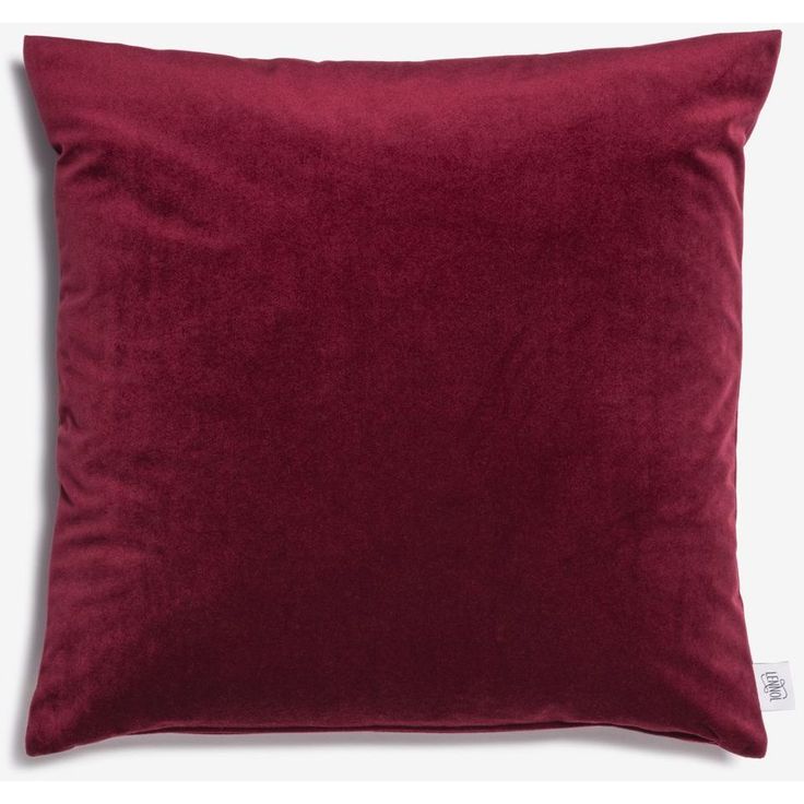 Samettityyny Lennol Adria, 45x45cm, punainen