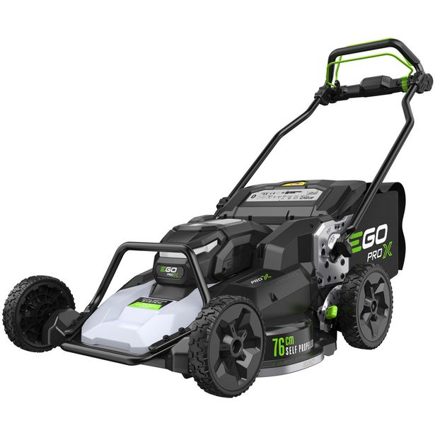 Itsevetävä akkuruohonleikkuri EGO Power+ LMX7600-SP, 76cm, 2-teräinen, keräävä, portaaton nopeudensäätö, komposiittirunko, 2 akkupaikkaa