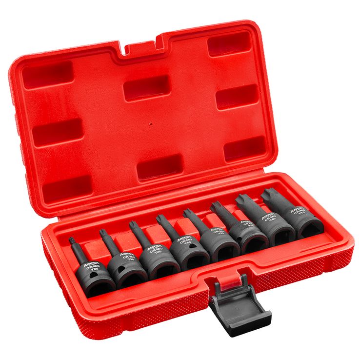 Torx-voimahylsysarja Amrox, 1/2", 8-os.