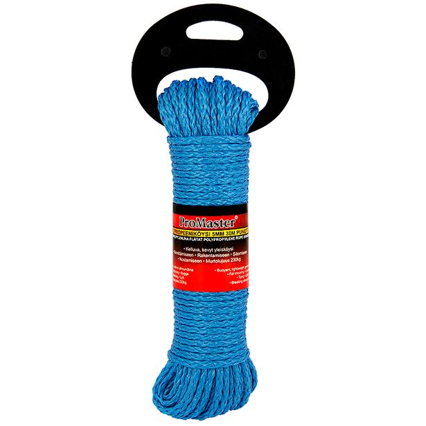 Köysi ProMaster PP 5 mm, punottu 30 m