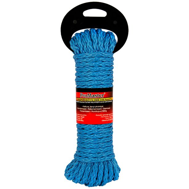 Köysi ProMaster PP 8 mm, punottu 20 m