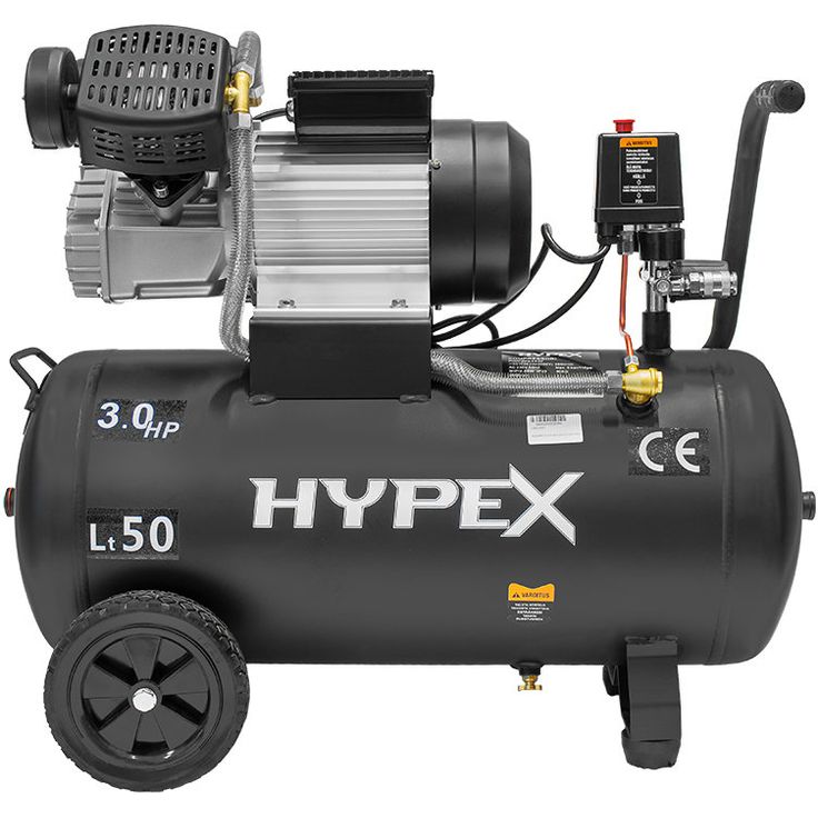 Kompressori Hypex, 50l, 356l/min, 3hp, 230V