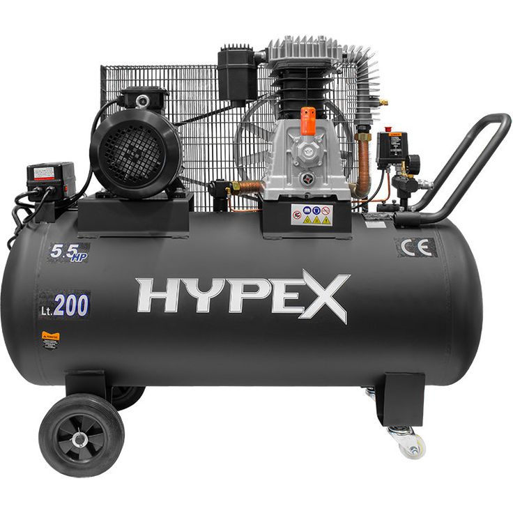 Kompressori Hypex, 200l, 680l/min, 5,5hp, 400V